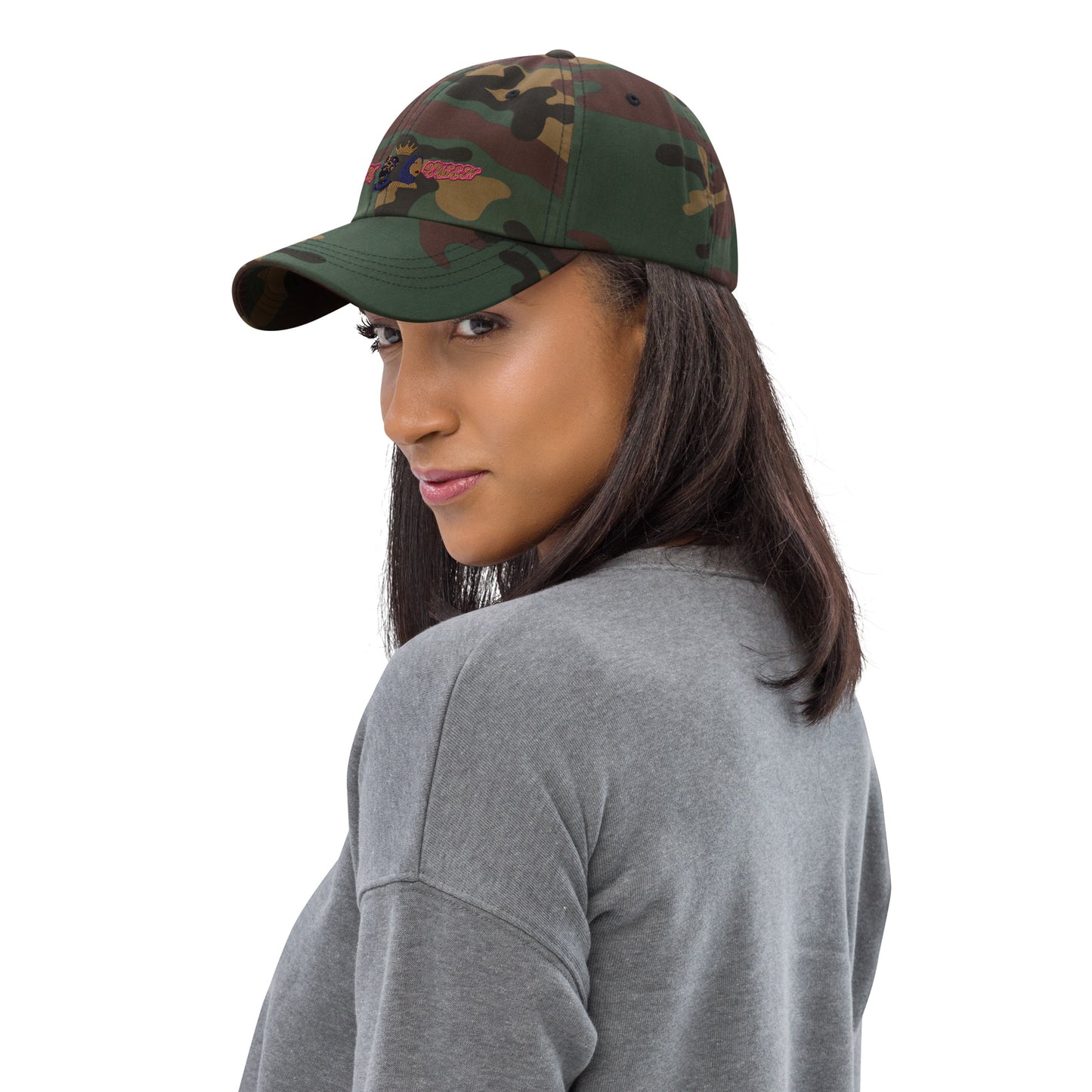 DamQueen Royal Crowned Dad Hat