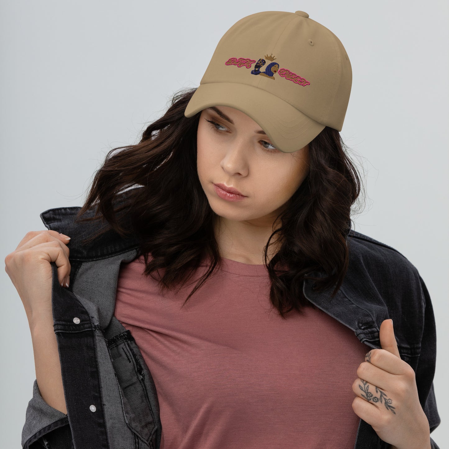 DamQueen Royal Crowned Dad Hat