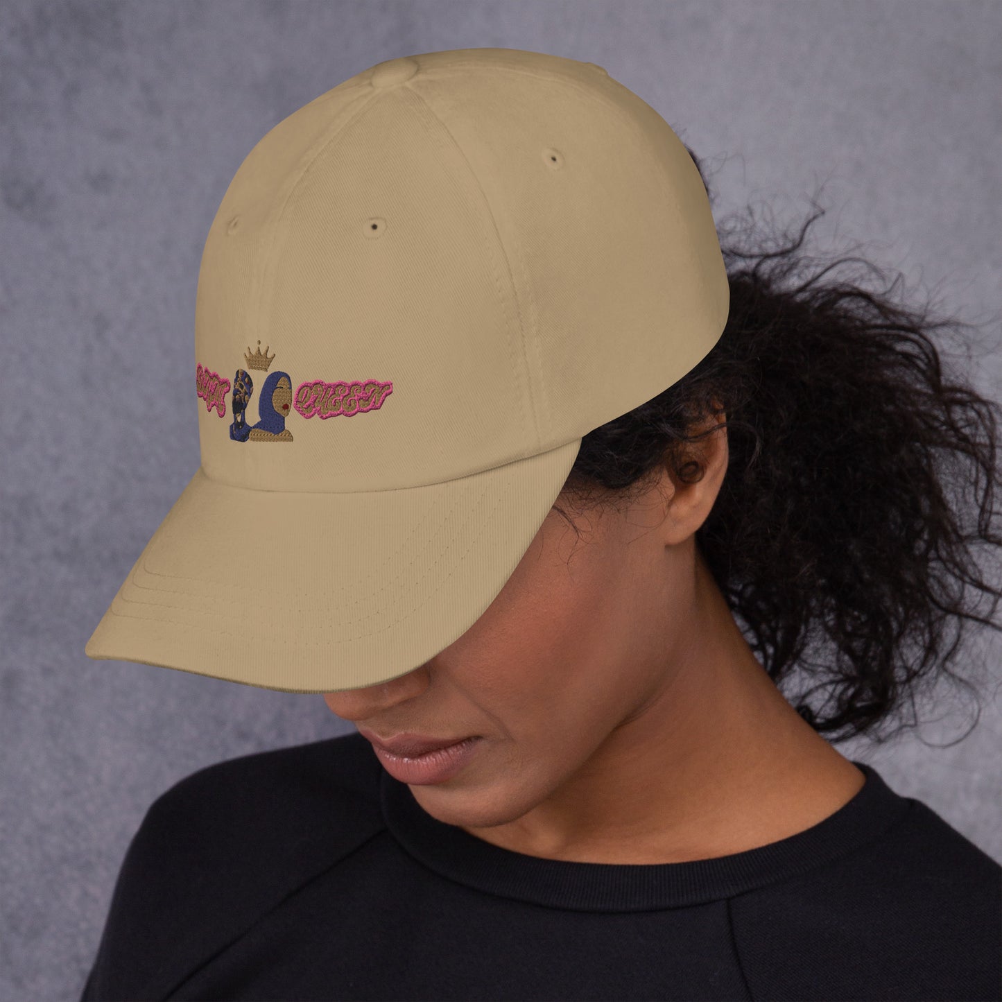 DamQueen Royal Crowned Dad Hat