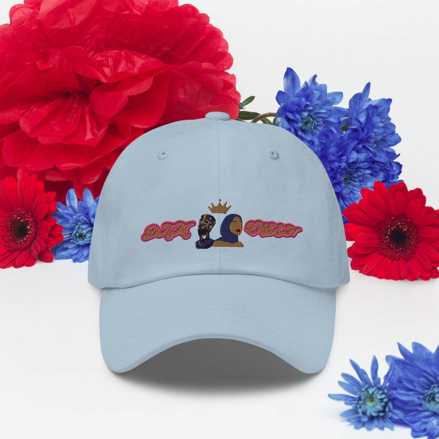 DamQueen Royal Crowned Dad Hat