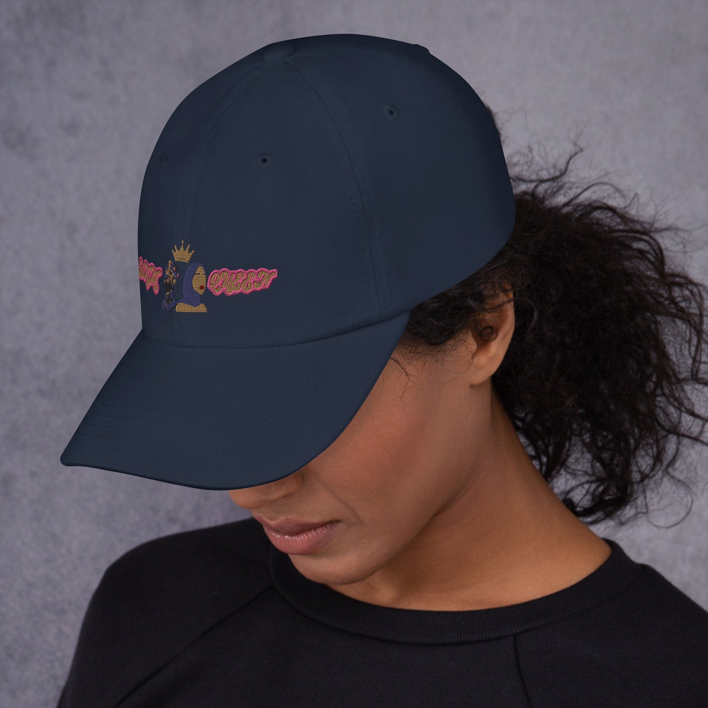 DamQueen Royal Crowned Dad Hat