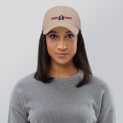 DamQueen Royal Crowned Dad Hat