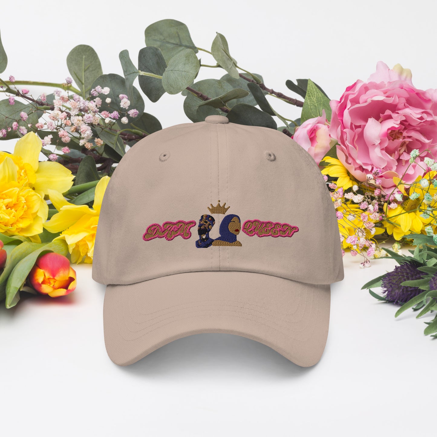 DamQueen Royal Crowned Dad Hat