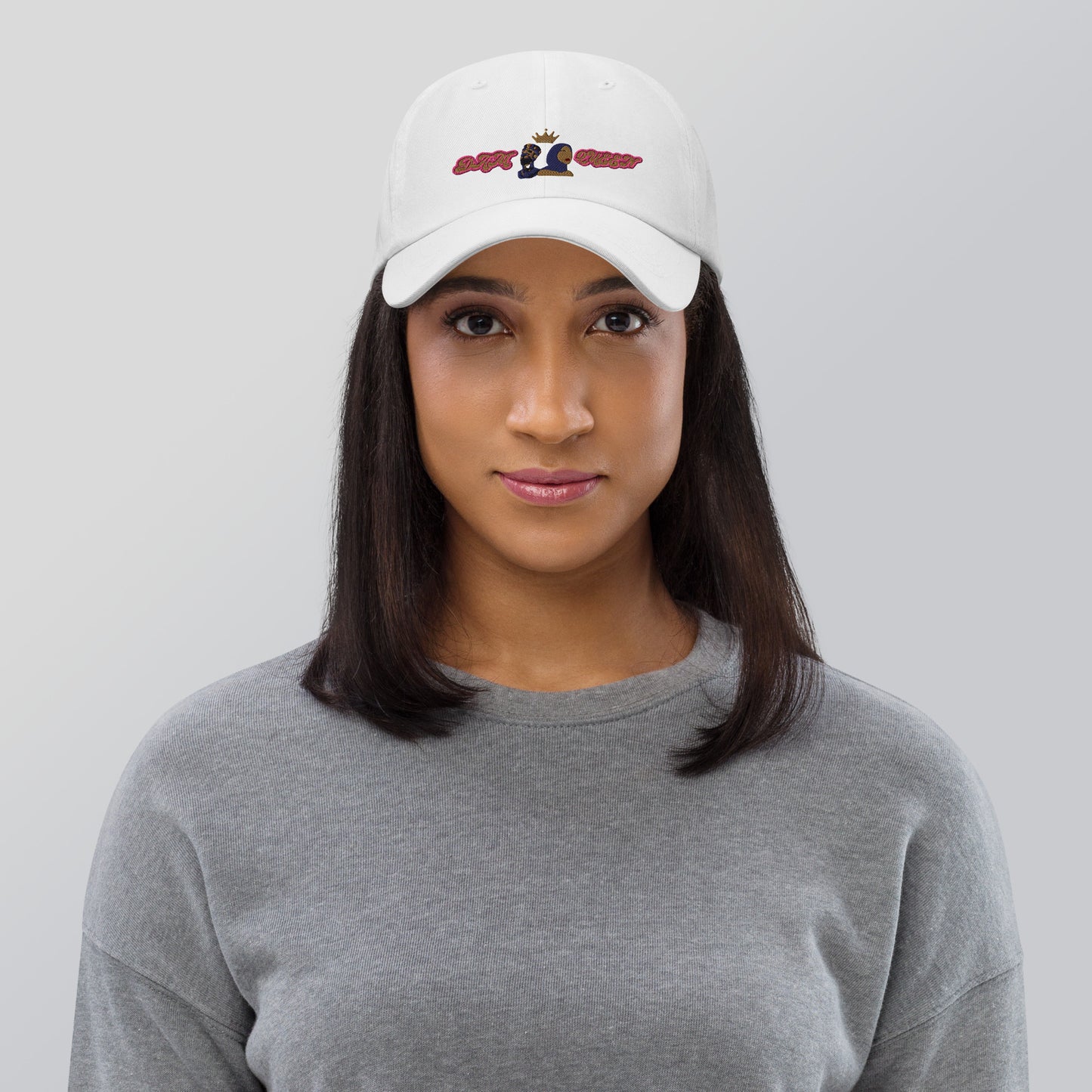 DamQueen Royal Crowned Dad Hat