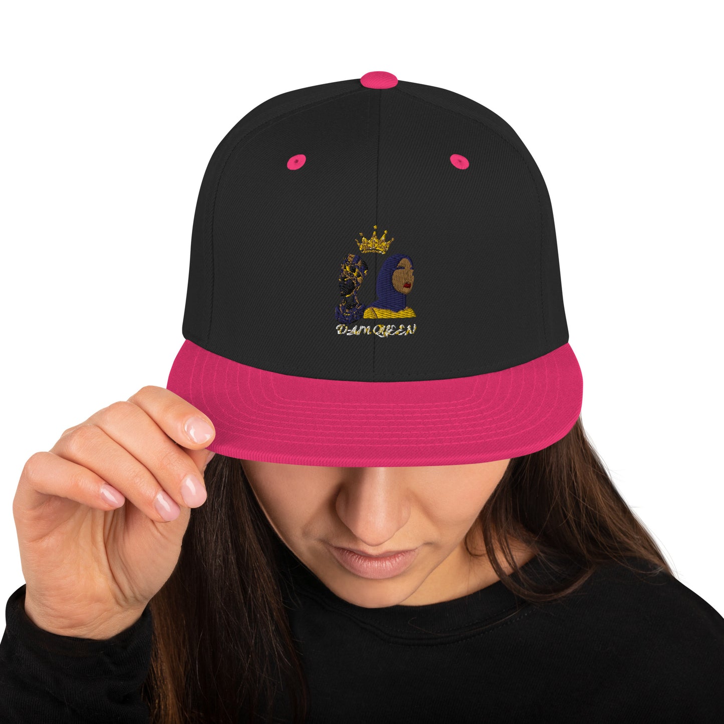 DamQueen Command Attention SnapBack Hat