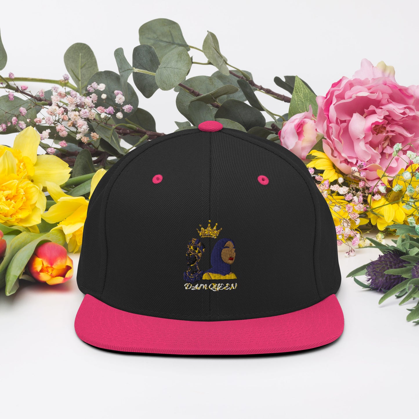 DamQueen Command Attention SnapBack Hat