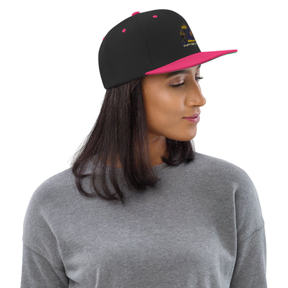 DamQueen Command Attention SnapBack Hat