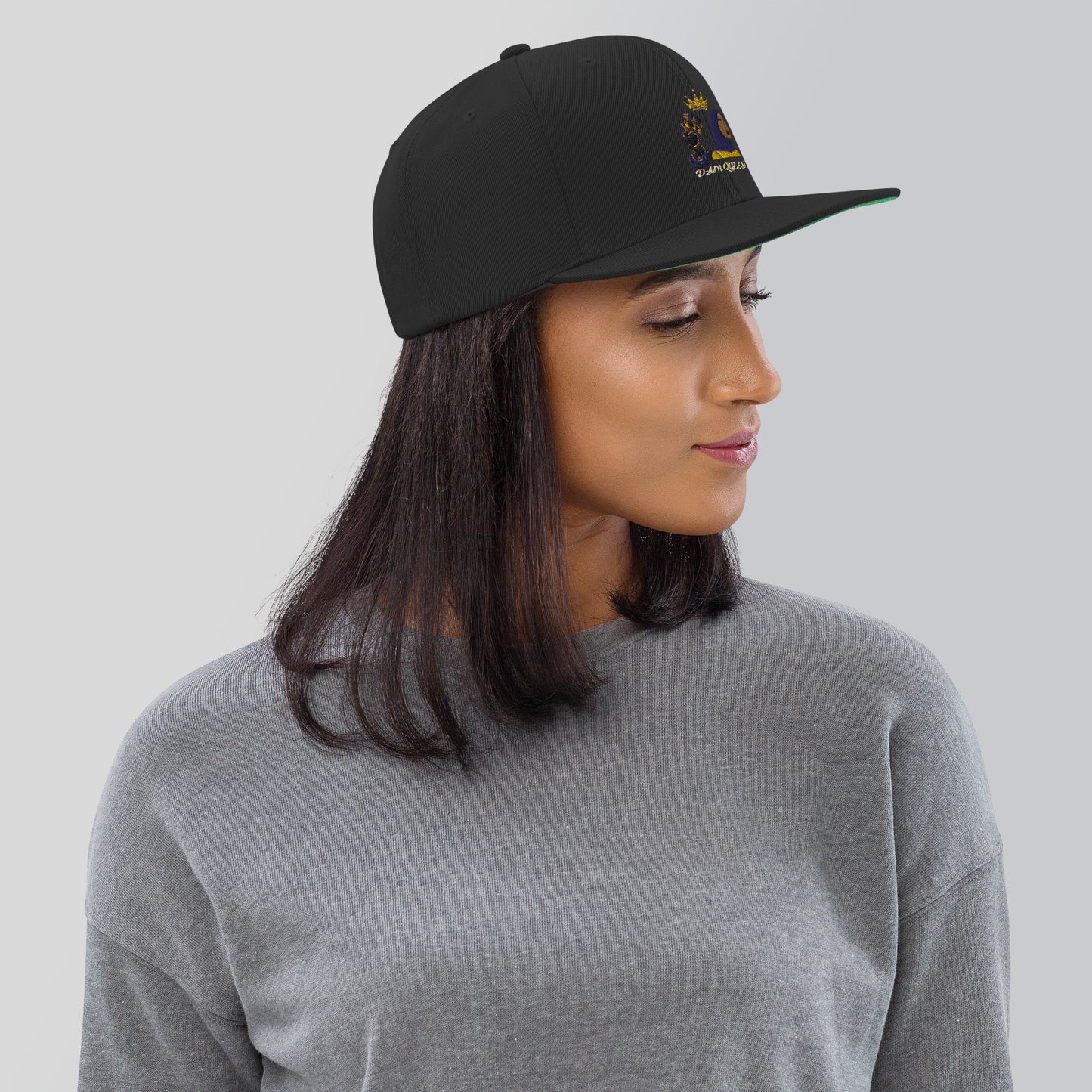 DamQueen Command Attention SnapBack Hat