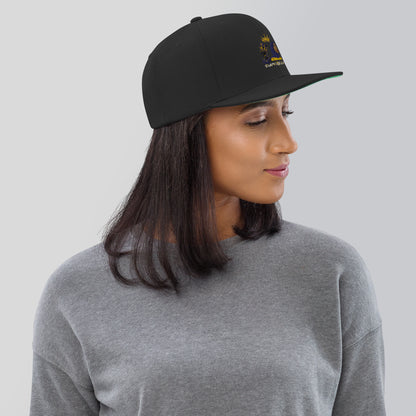 DamQueen Command Attention SnapBack Hat