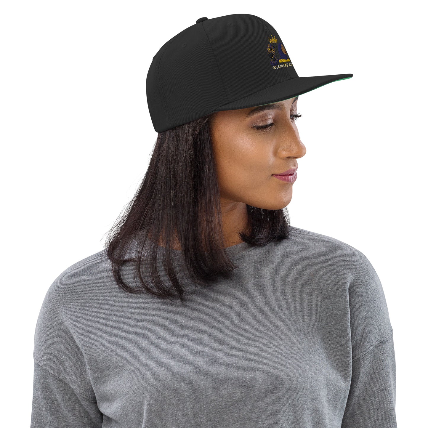 DamQueen Command Attention SnapBack Hat