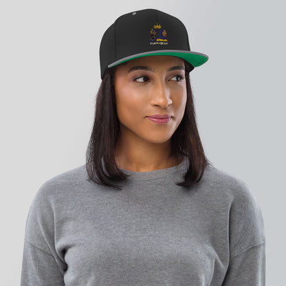 DamQueen Command Attention SnapBack Hat