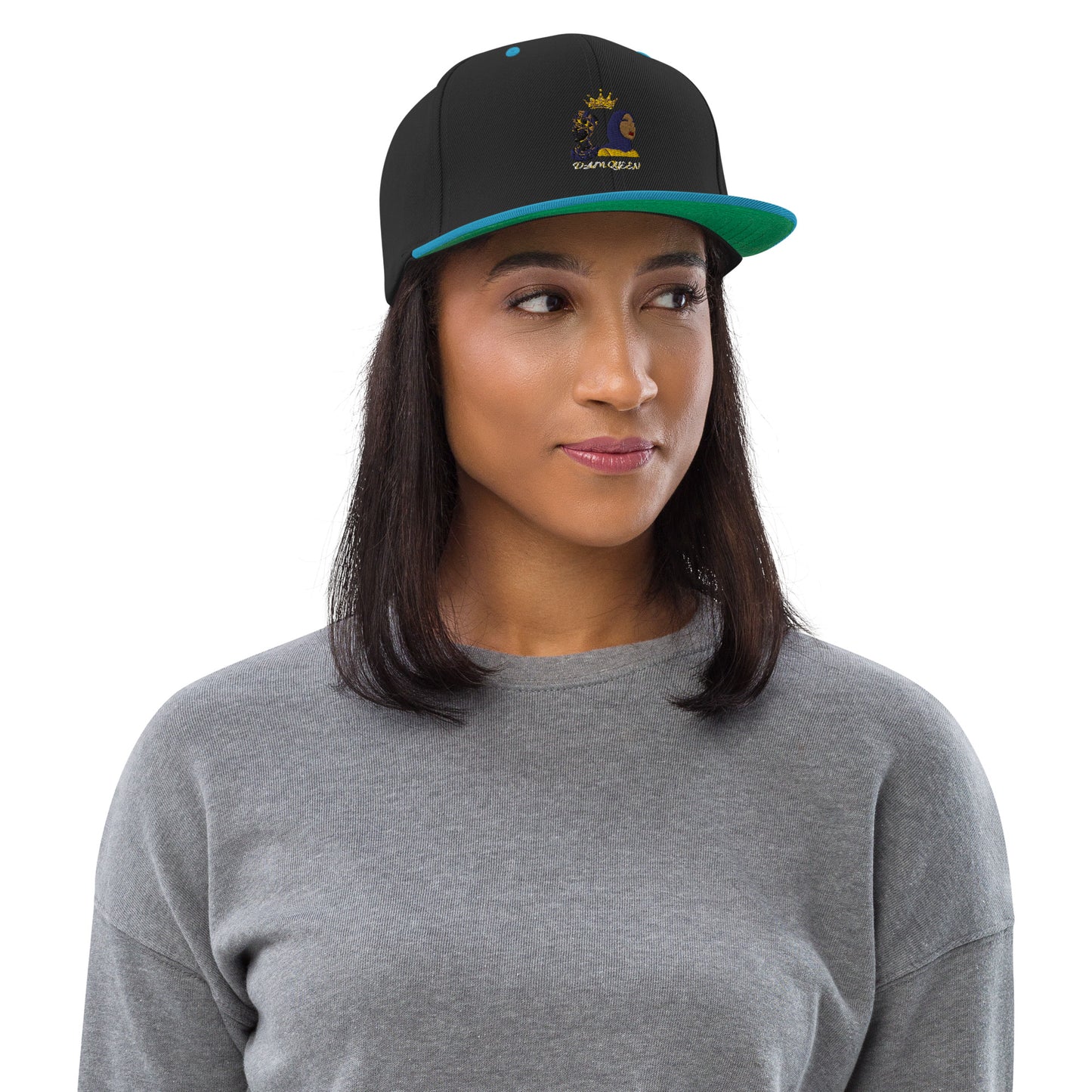 DamQueen Command Attention SnapBack Hat