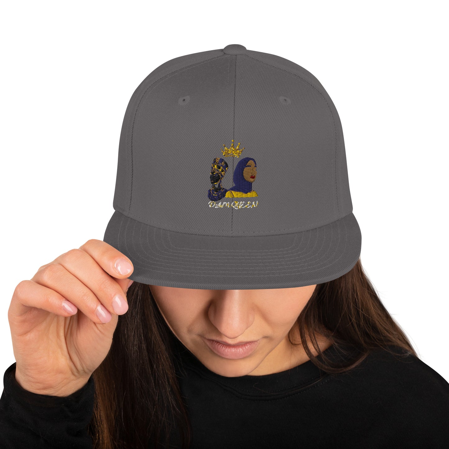 DamQueen Command Attention SnapBack Hat