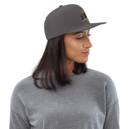 DamQueen Command Attention SnapBack Hat