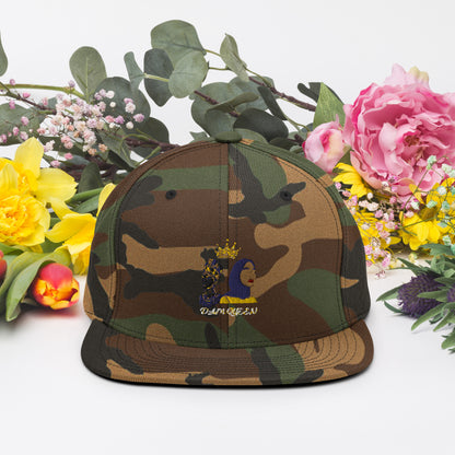 DamQueen Command Attention SnapBack Hat