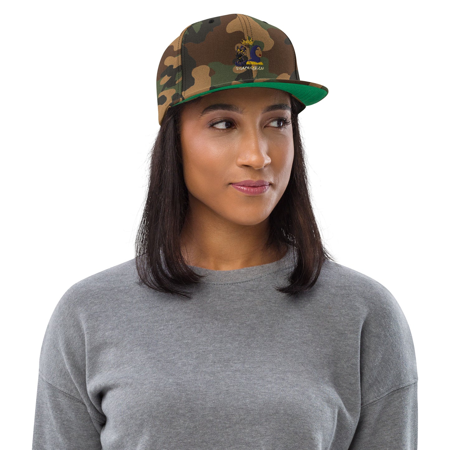 DamQueen Command Attention SnapBack Hat