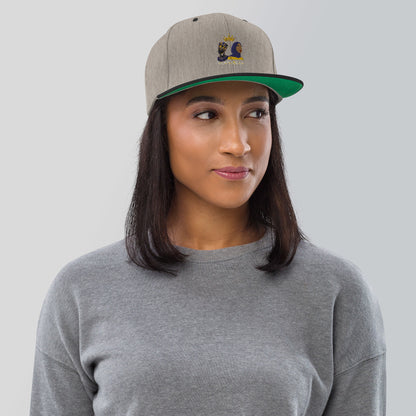 DamQueen Command Attention SnapBack Hat