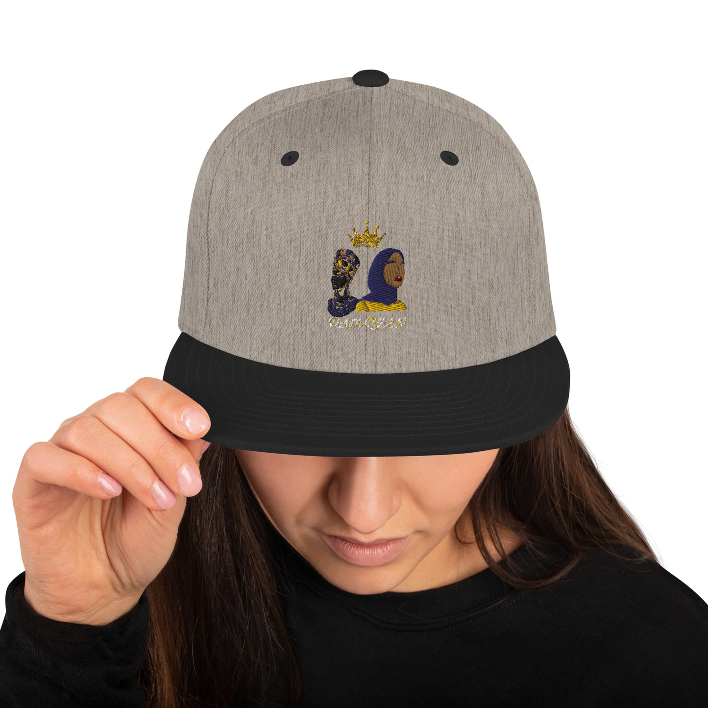 DamQueen Command Attention SnapBack Hat