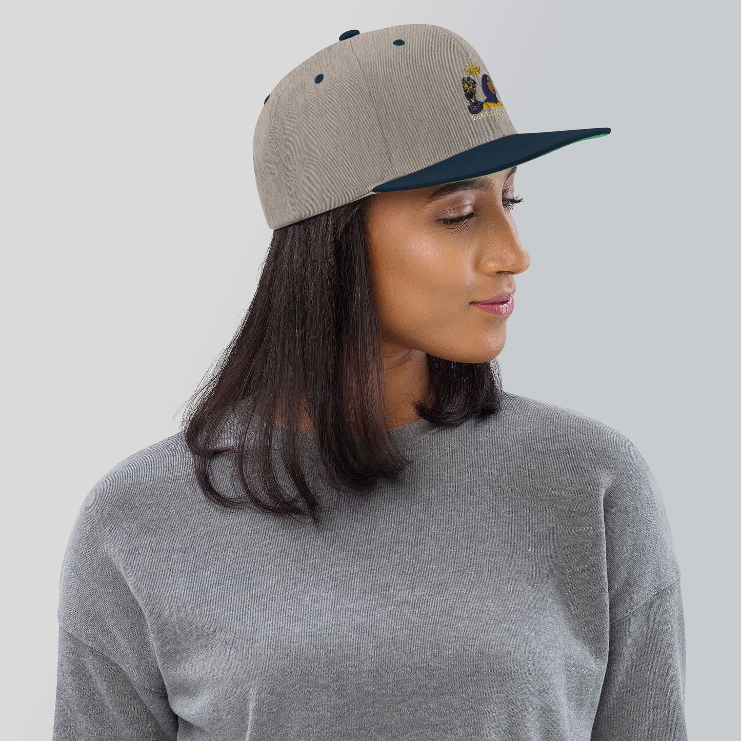 DamQueen Command Attention SnapBack Hat