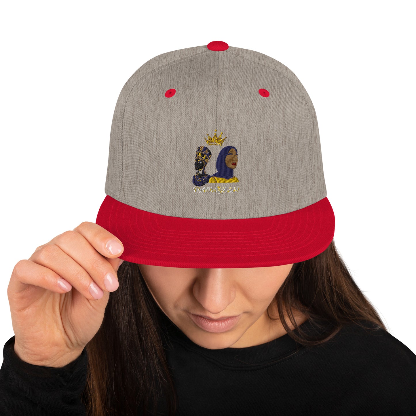 DamQueen Command Attention SnapBack Hat