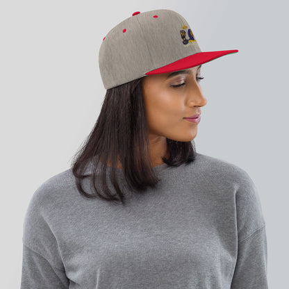 DamQueen Command Attention SnapBack Hat