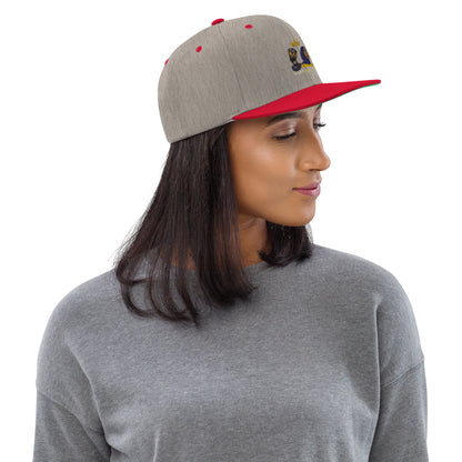 DamQueen Command Attention SnapBack Hat