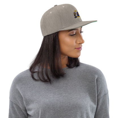 DamQueen Command Attention SnapBack Hat