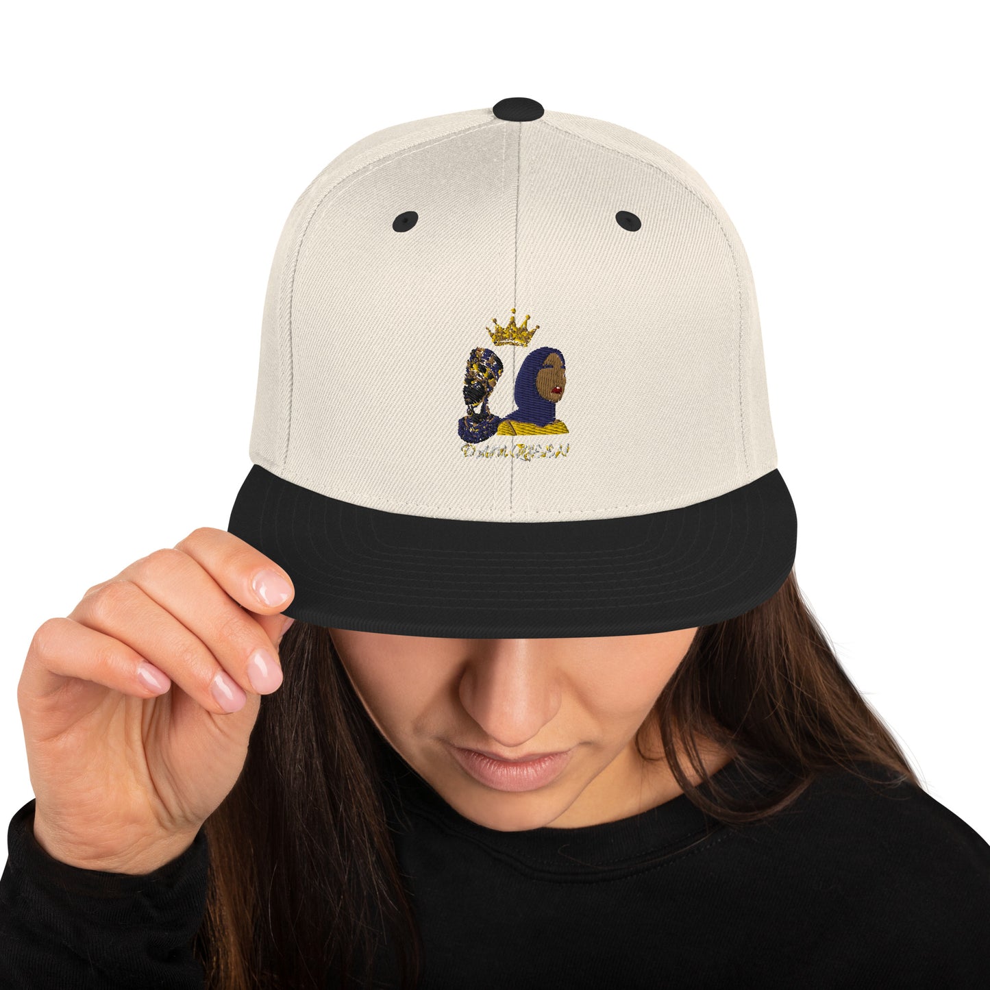 DamQueen Command Attention SnapBack Hat