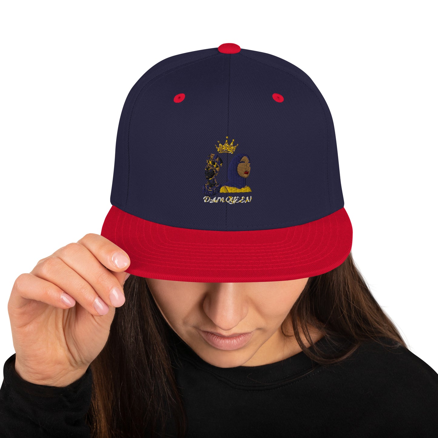 DamQueen Command Attention SnapBack Hat