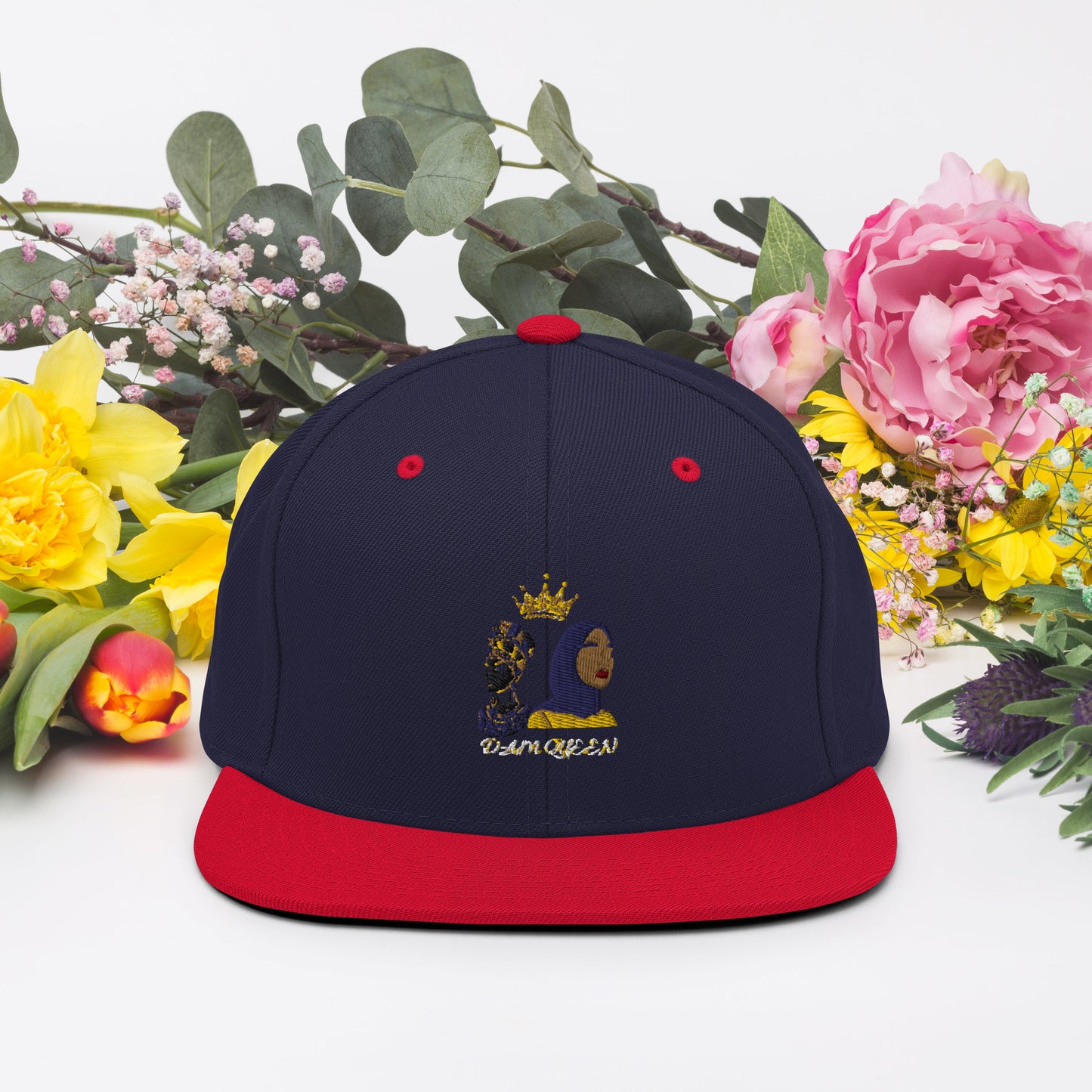 DamQueen Command Attention SnapBack Hat