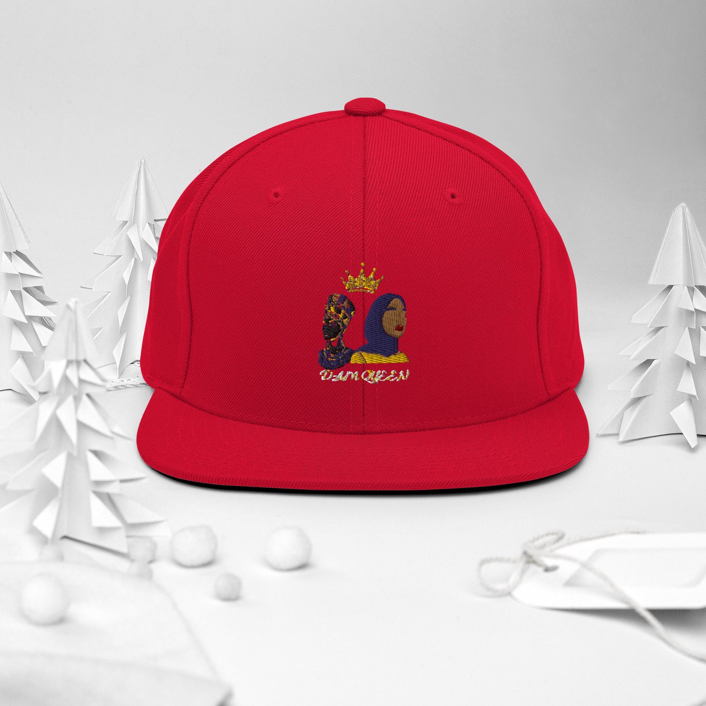 DamQueen Command Attention SnapBack Hat