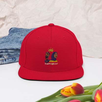 DamQueen Command Attention SnapBack Hat