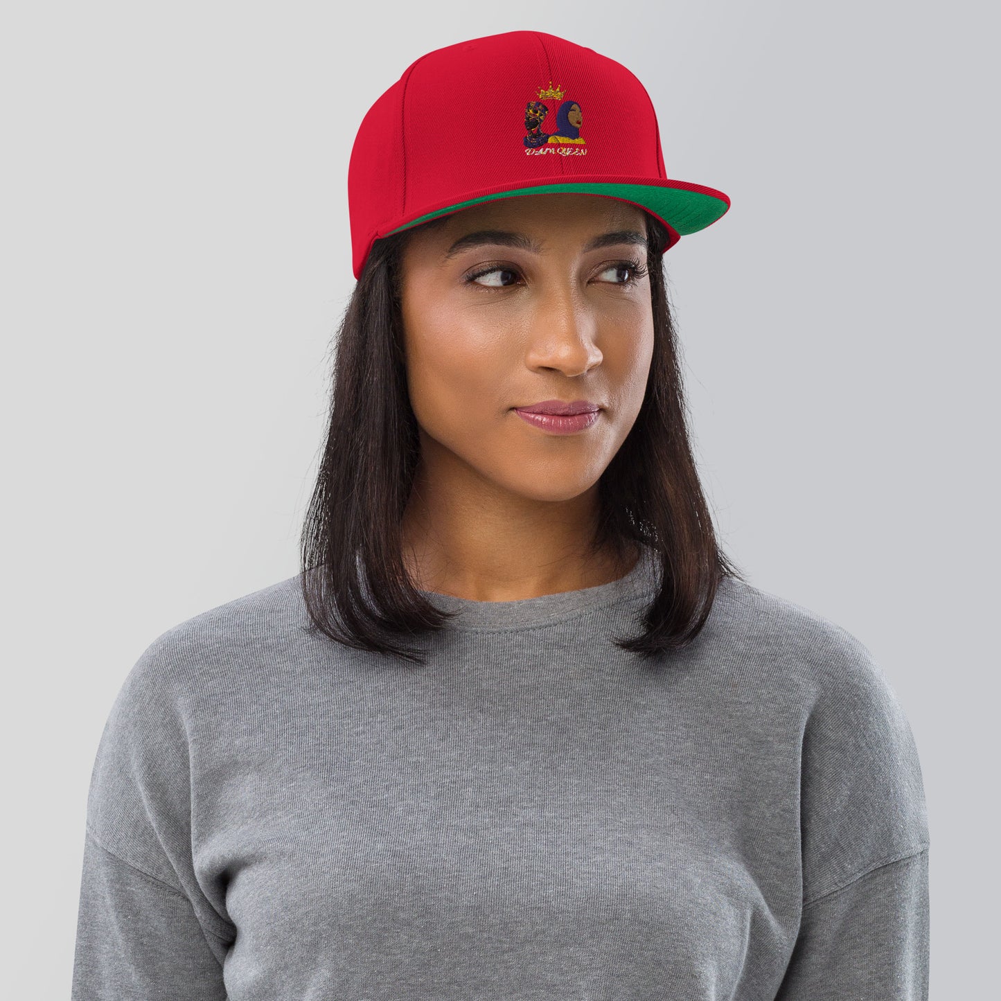 DamQueen Command Attention SnapBack Hat