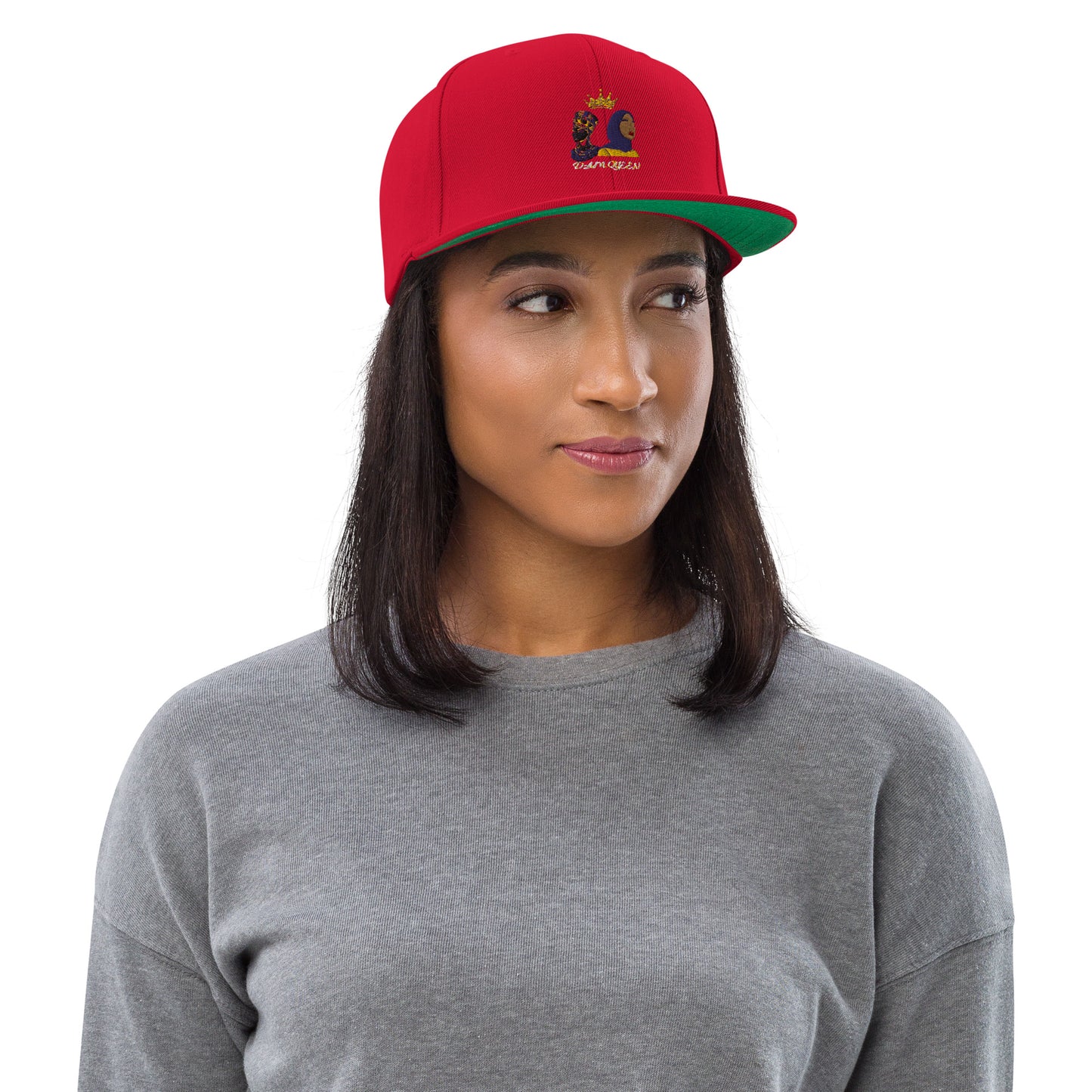 DamQueen Command Attention SnapBack Hat