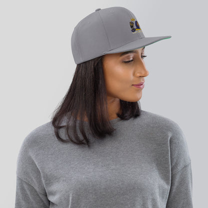 DamQueen Command Attention SnapBack Hat