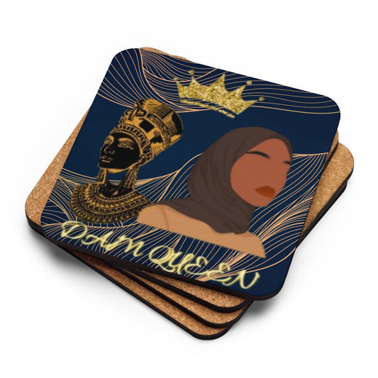 DamQueen Rule the Streets Cork-back Coaster