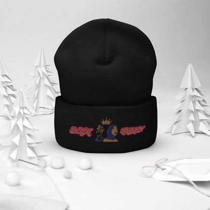 DamQueen Crowned Rebel Cuffed Beanie