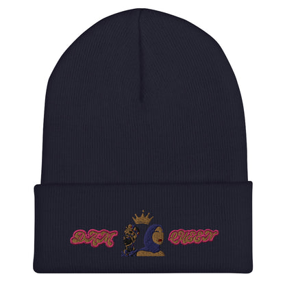 DamQueen Crowned Rebel Cuffed Beanie