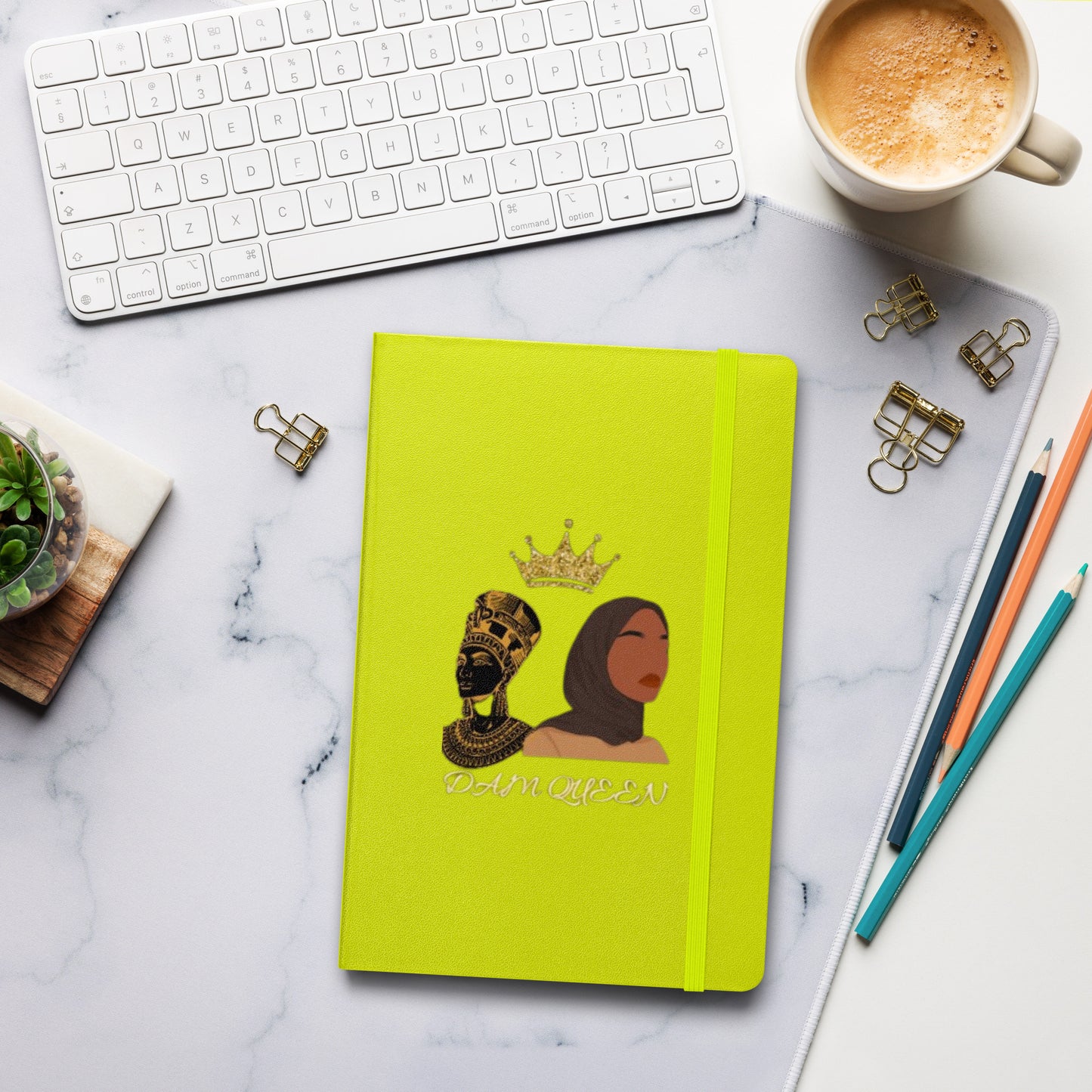 DamQueen Royal Thoughts Hardcover Notebook