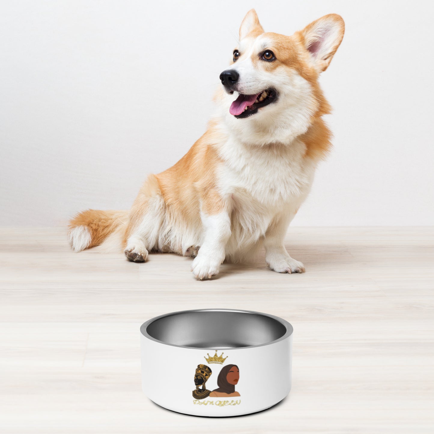 DamQueen Royal Feast Stainless Steel Pet Bowl