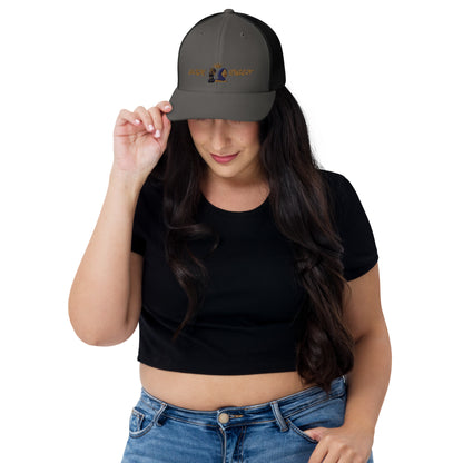 DamQueen Regal Crowned Explorer Trucker Hat