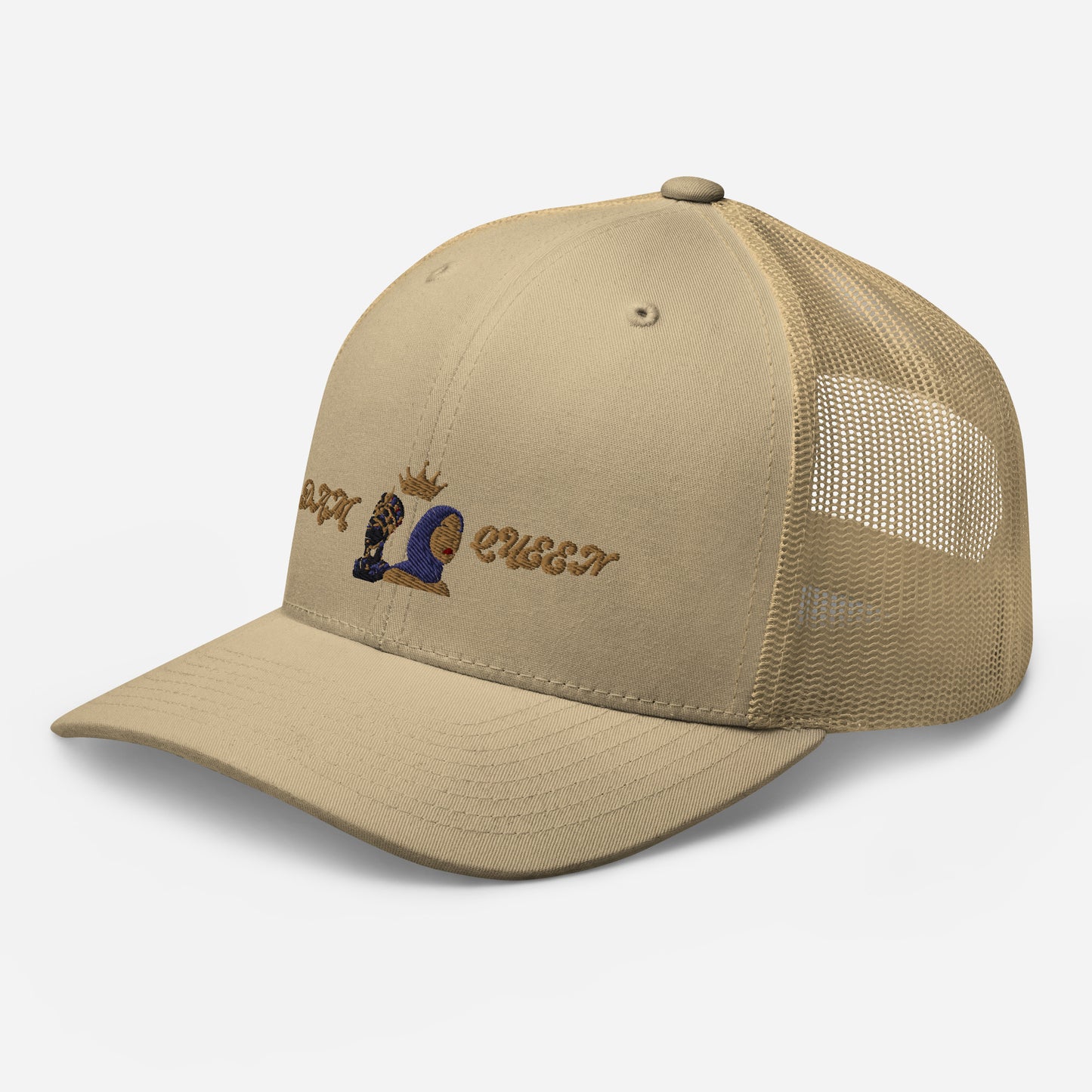 DamQueen Regal Crowned Explorer Trucker Hat