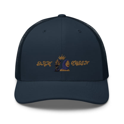 DamQueen Regal Crowned Explorer Trucker Hat