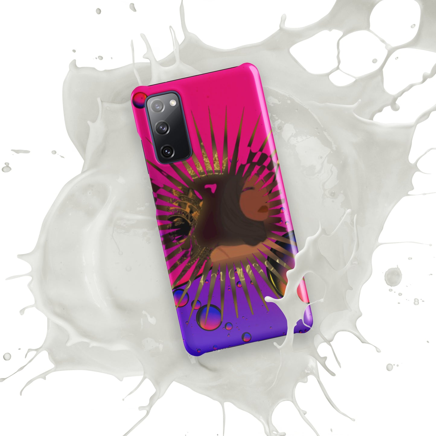 DamQueen Bubbly Royalty Samsung Snap Case