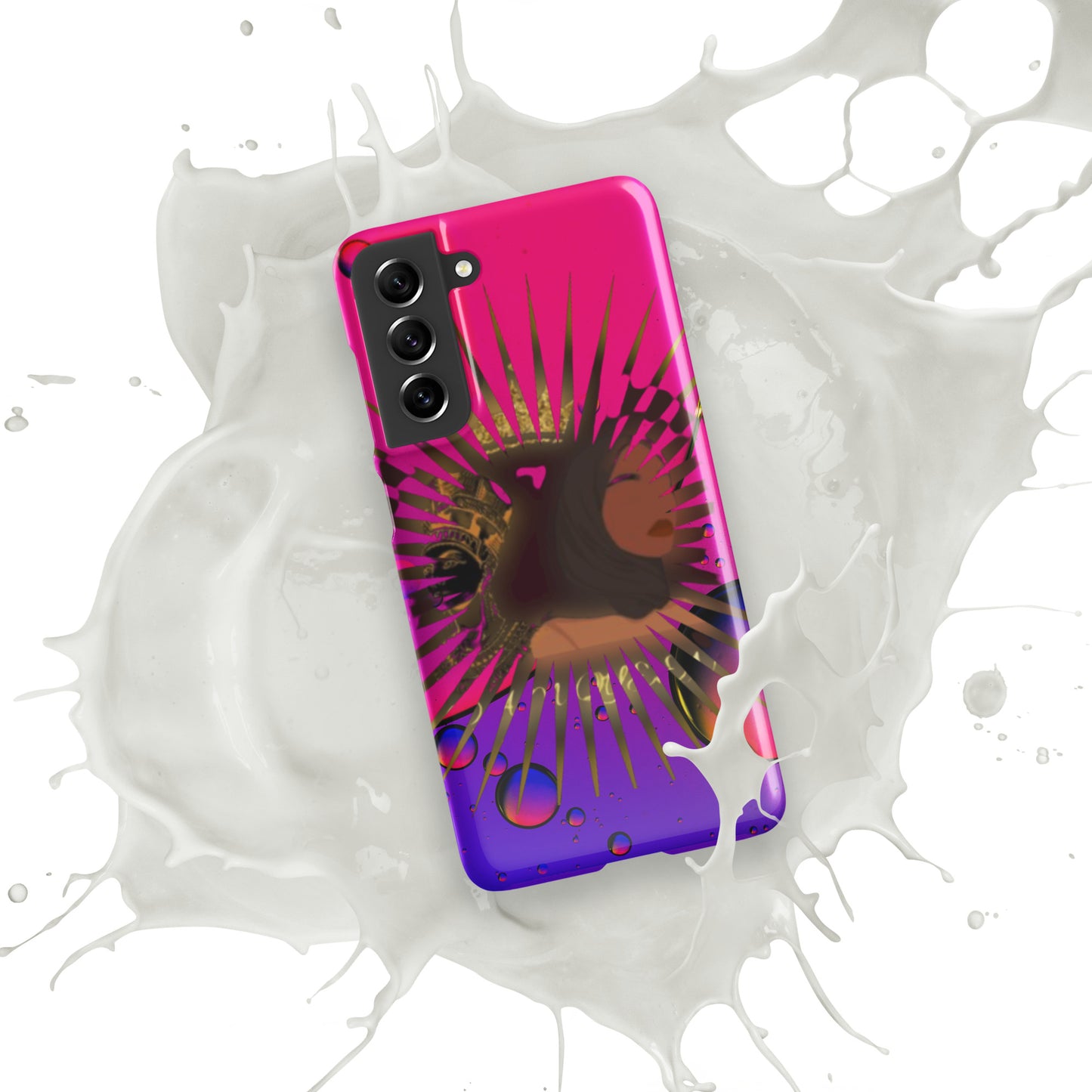 DamQueen Bubbly Royalty Samsung Snap Case