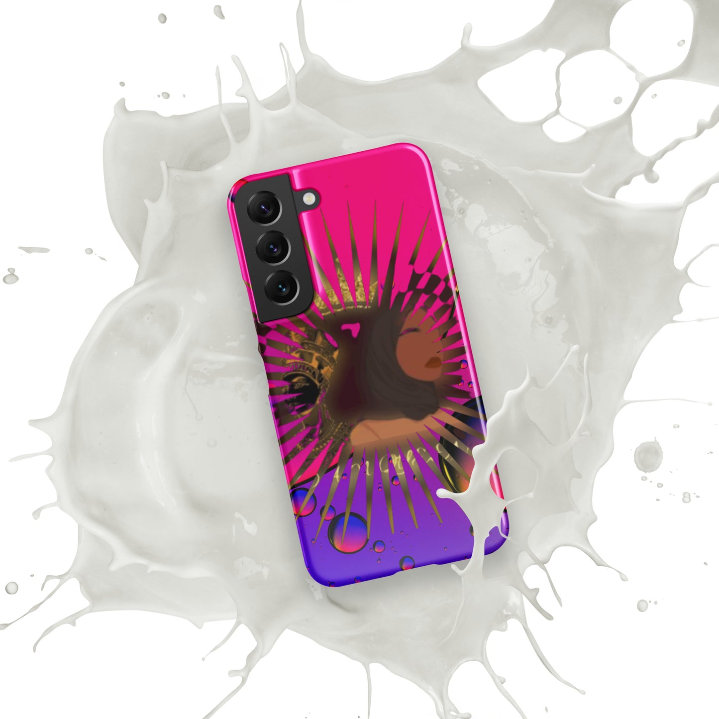 DamQueen Bubbly Royalty Samsung Snap Case