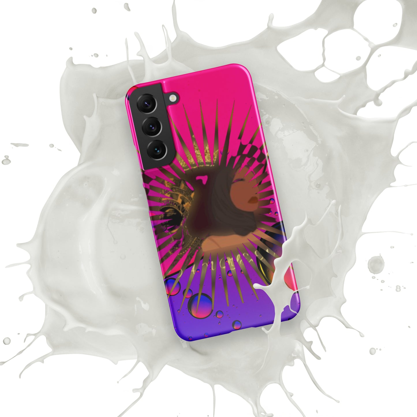 DamQueen Bubbly Royalty Samsung Snap Case