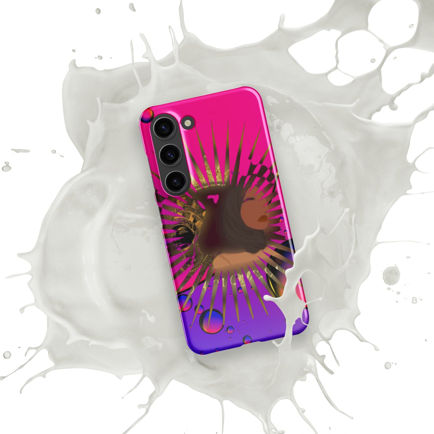 DamQueen Bubbly Royalty Samsung Snap Case