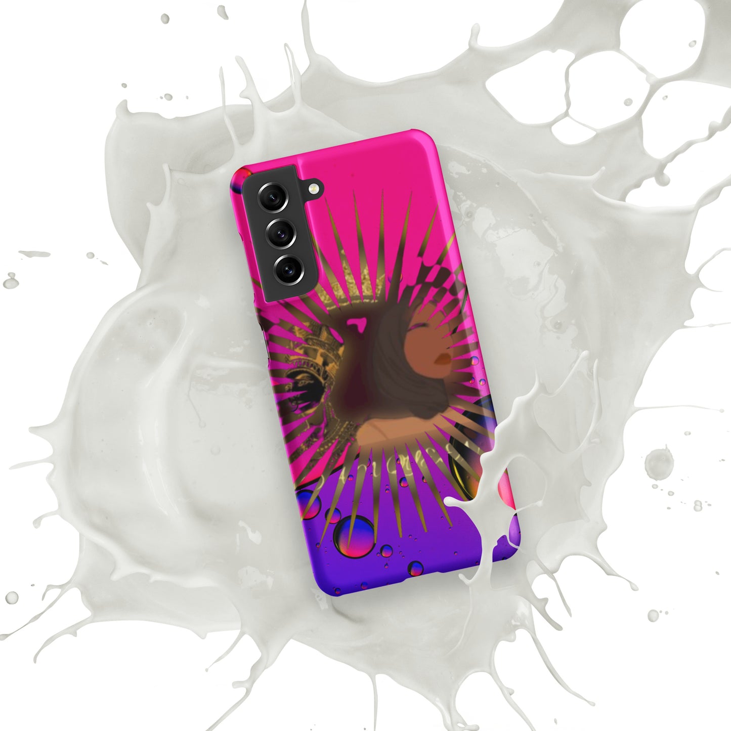 DamQueen Bubbly Royalty Samsung Snap Case