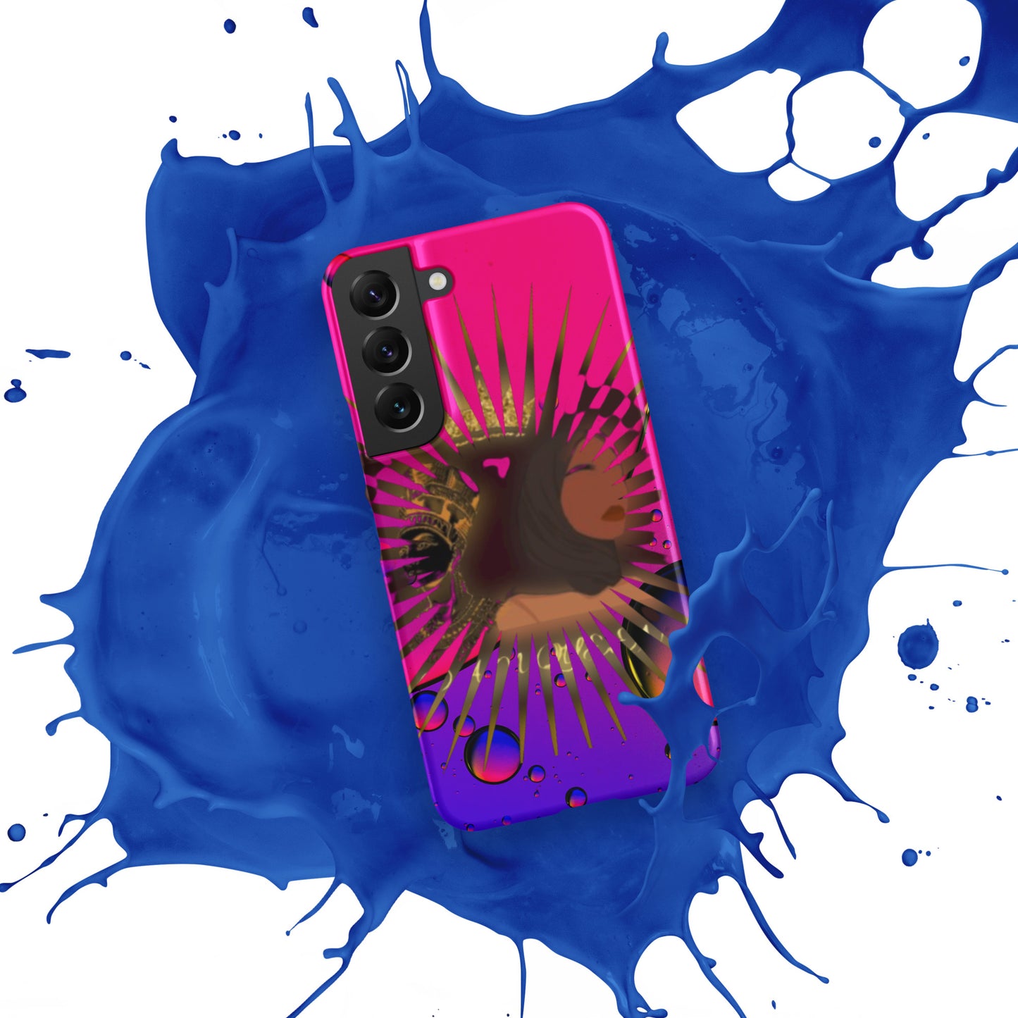 DamQueen Bubbly Royalty Samsung Snap Case